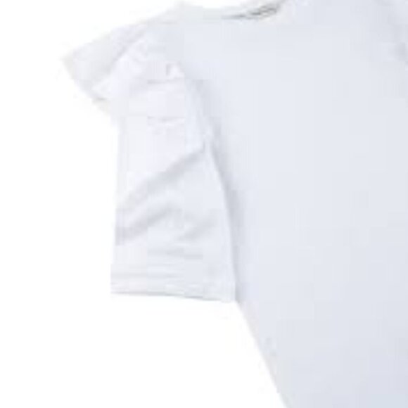 Habitual Kid Envelope Puff Sleeve Top T-shirt - white - girl 7/8 - Picture 7 of 7